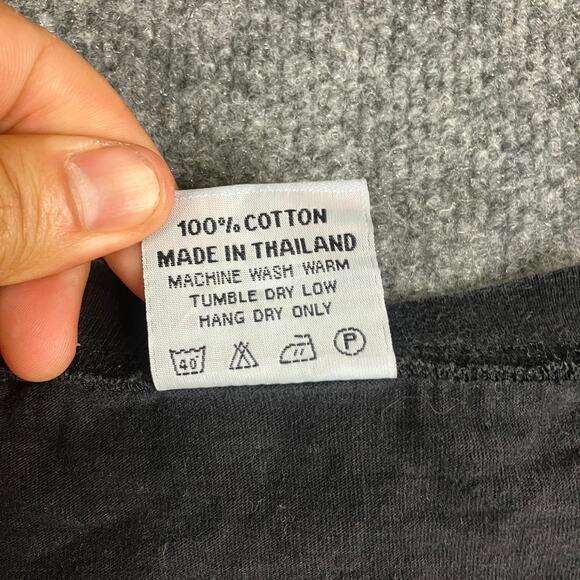 Straight Outta Manyara T-Shirt Mens Size L Black Graphic Tee Parody Streetwear - Picture 4 of 8